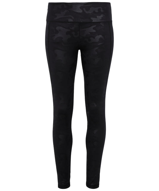 Black Camo - Women's TriDri® performance camo leggings full-length