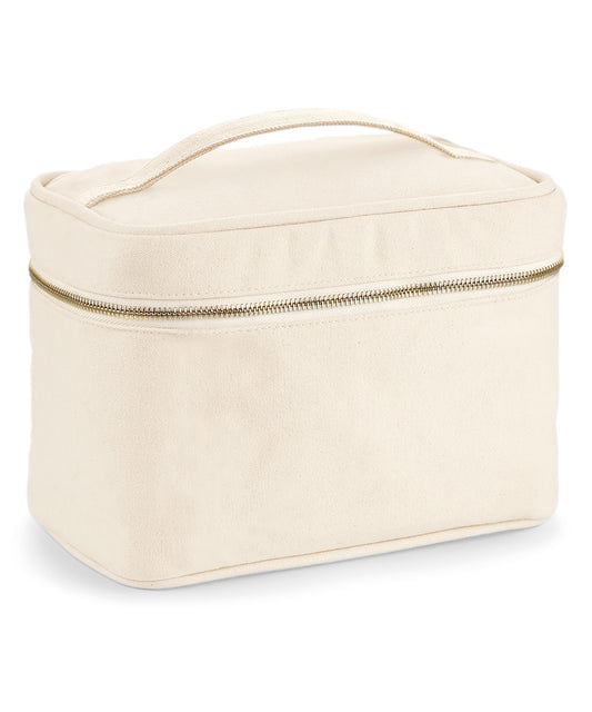 Natural - Canvas vanity case