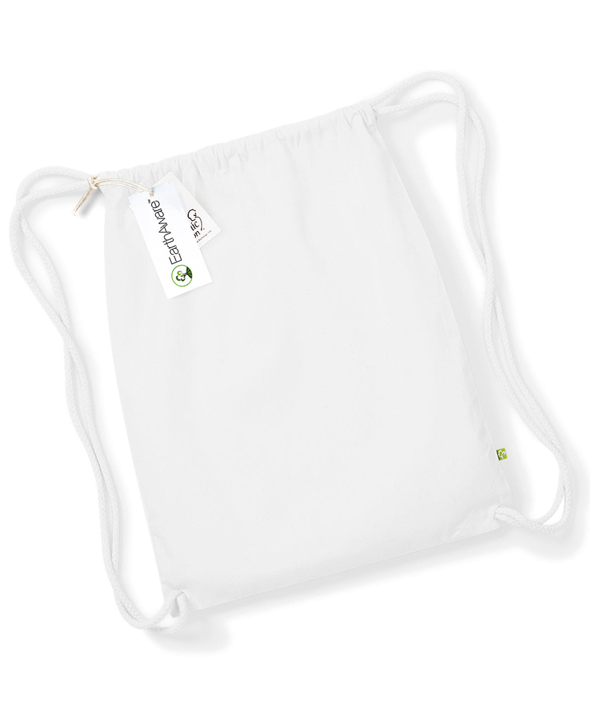 White - EarthAware® organic gymsac