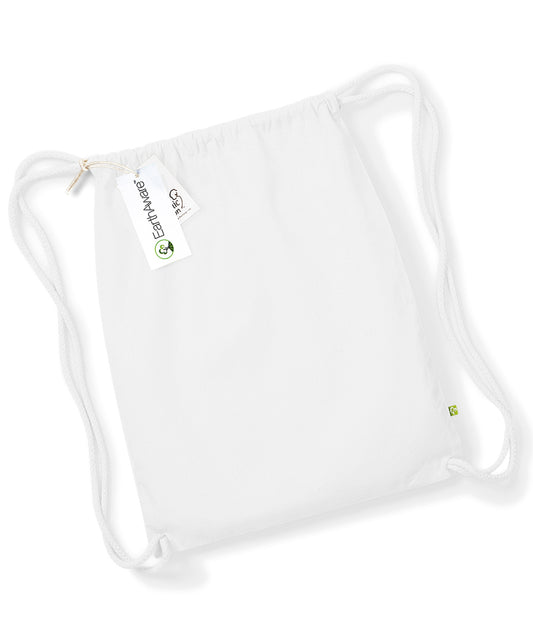 White - EarthAware® organic gymsac