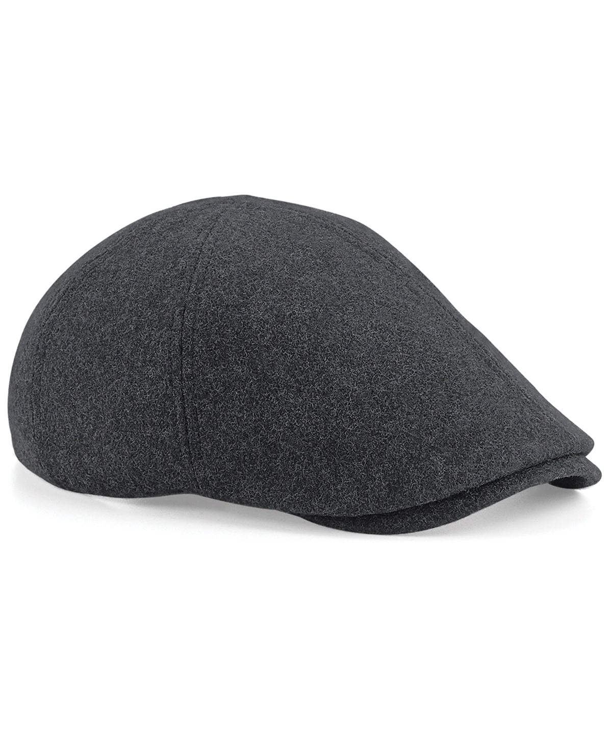 Charcoal Marl - Melton wool ivy cap