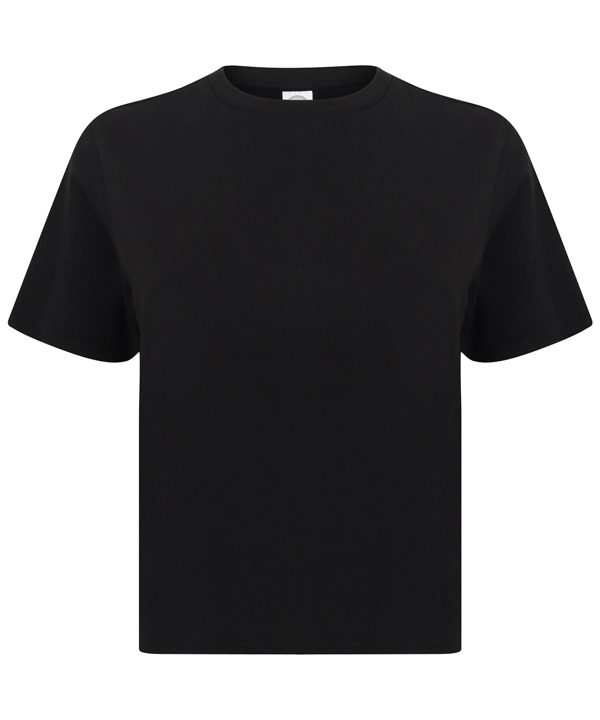 Black - Women's cropped boxy T