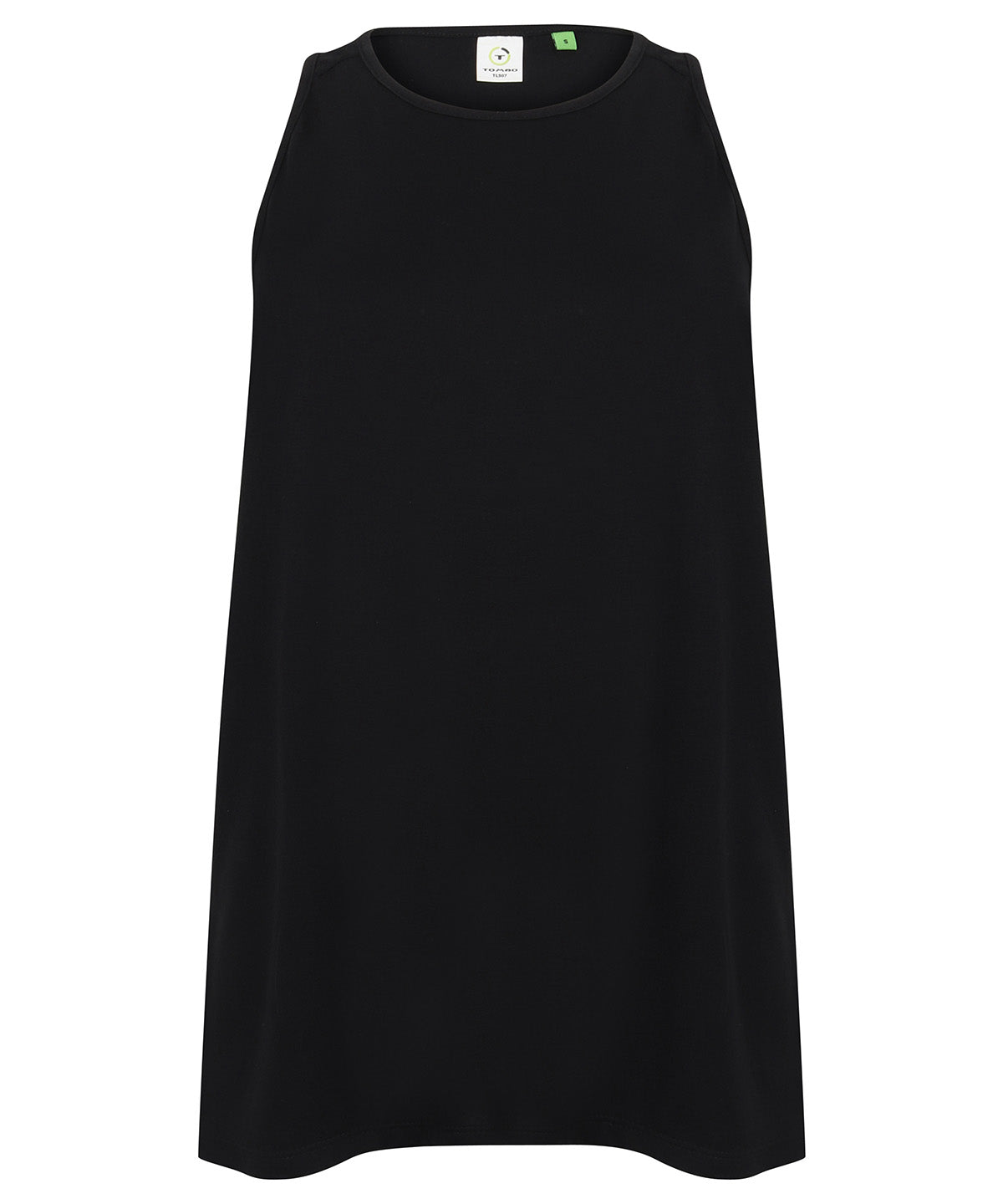 Black - Women's open back vest