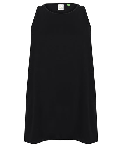 Black - Women's open back vest