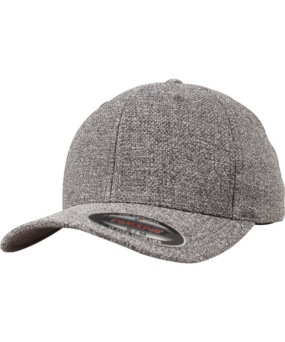 Dark Heather Grey - Flexfit melange cap (6355)
