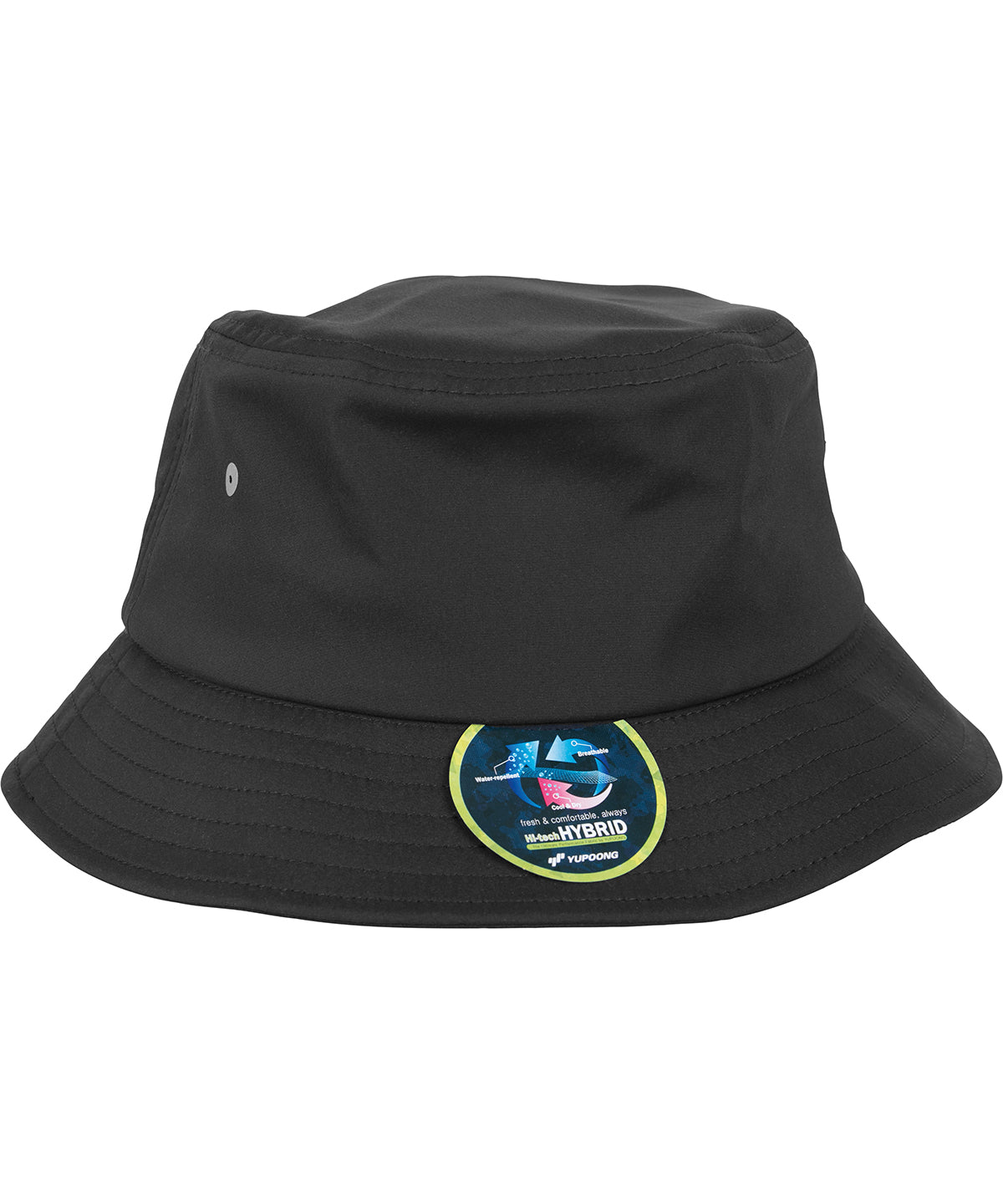 Black - Nylon bucket hat (5003N)