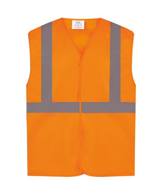 Orange - Hi-vis railway waistcoat class 2 (HVW118PE)