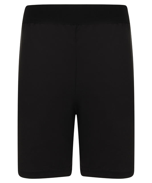 Black/Black - Kids fashion cycling shorts