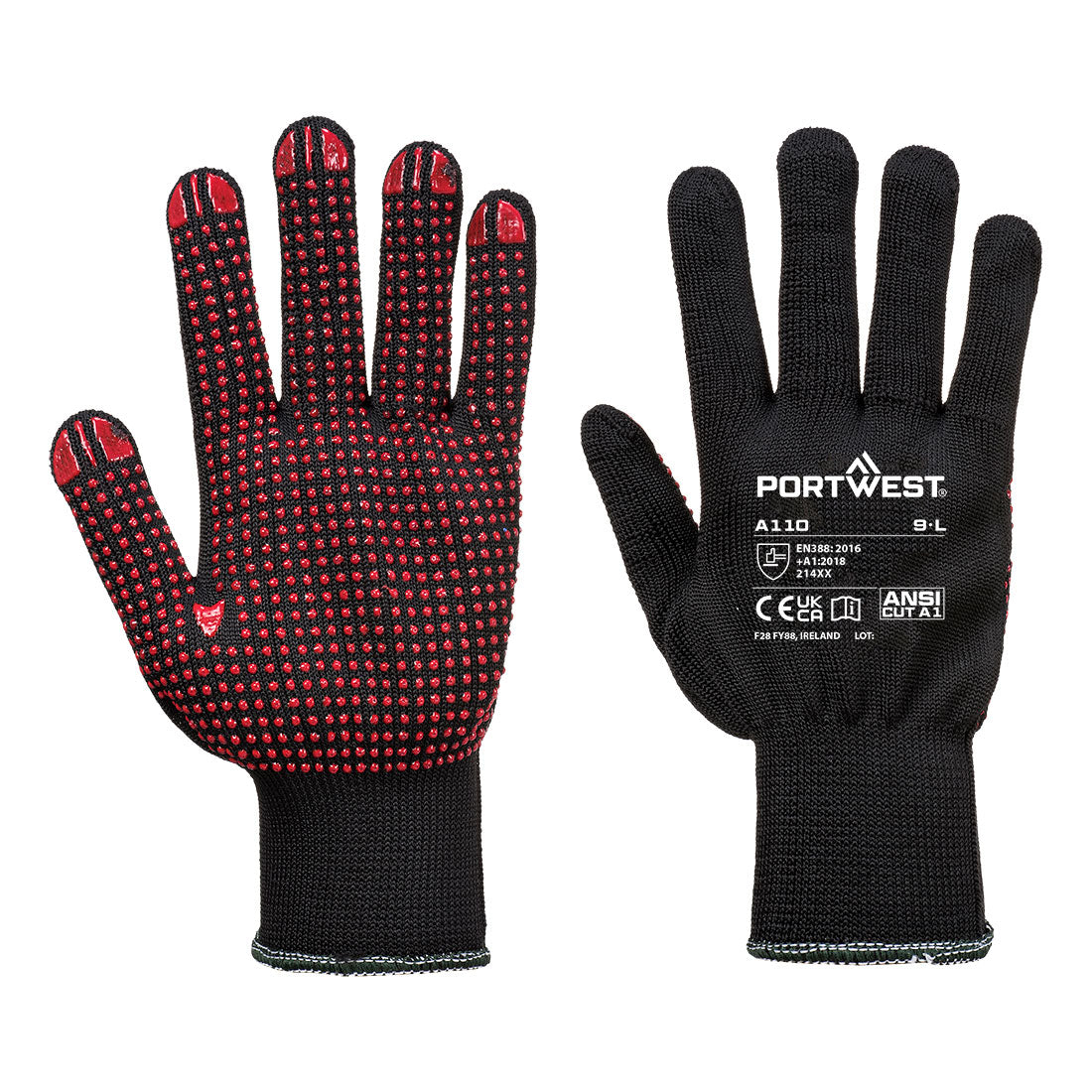 Grip  13 PVC Dotted Glove (Pack Of 12 Pairs)