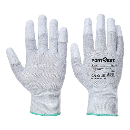 ESD 13 PU Fingertip Glove (Pack Of 12 Pairs)