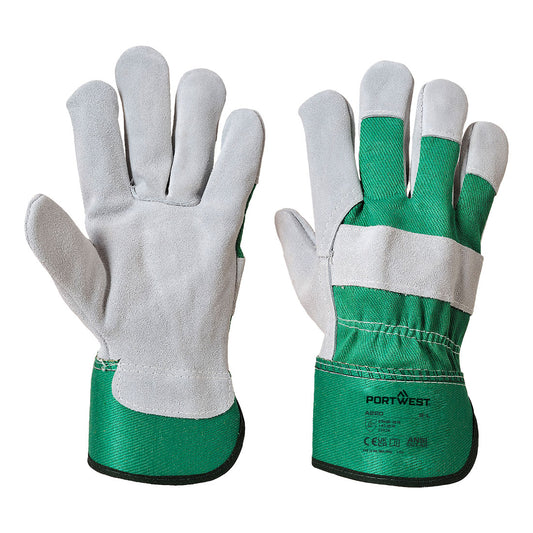 Leather Rigger 130 Cow Split Glove (Pack Of 12 Pairs)
