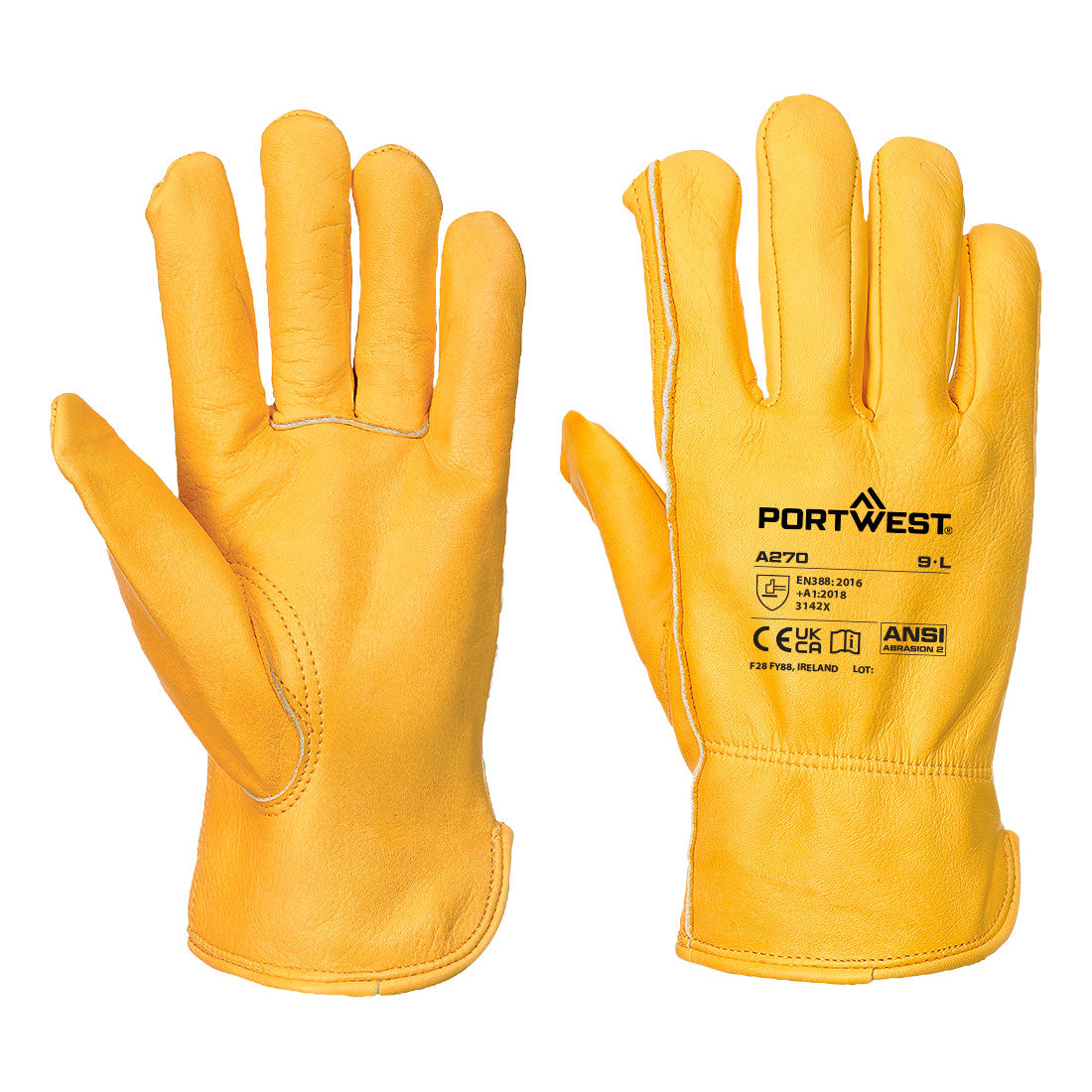 Leather Driver 100 Cow Grain Glove (A270)