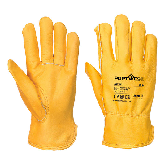 Leather Driver 100 Cow Grain Glove (A270)