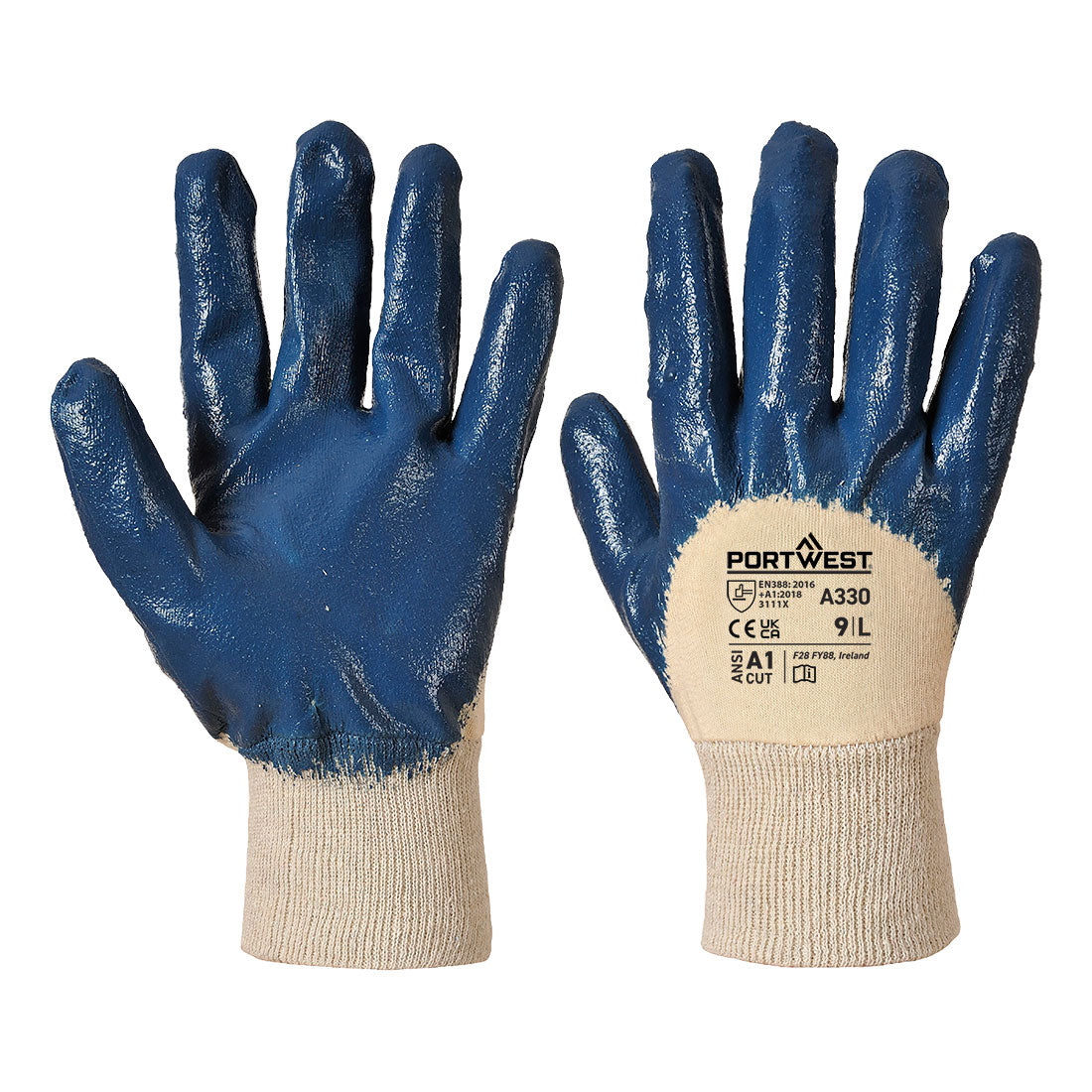 Grip 12 Nitrile Light Knitwrist Glove (Pack Of 12 Pairs)