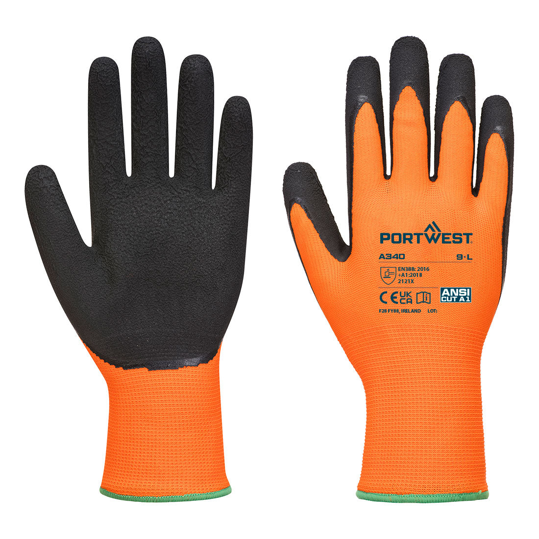 Grip 13 Latex Foam Hi-Vis Glove (A340)