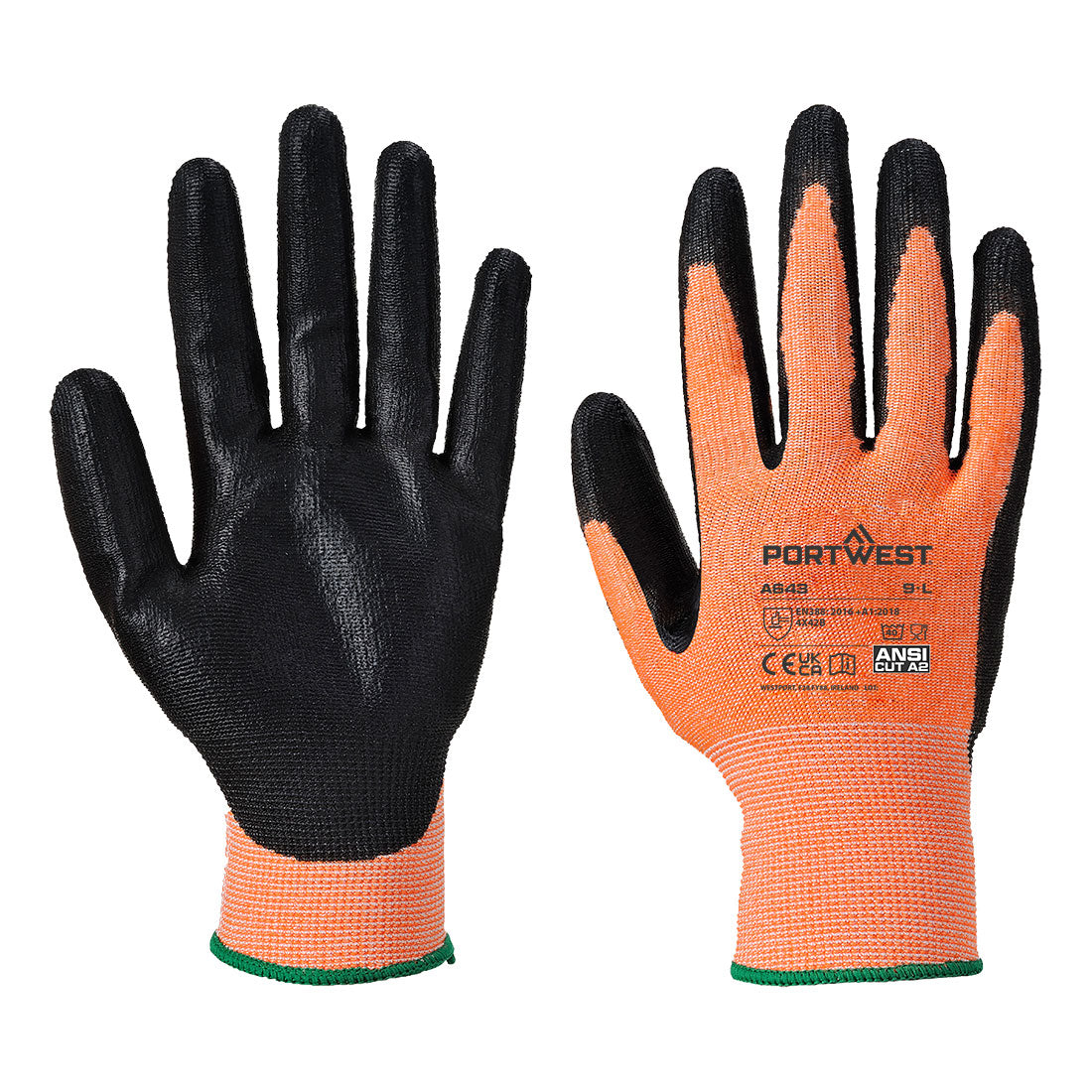 Cut B13 Nitrile Amber Glove (A643)