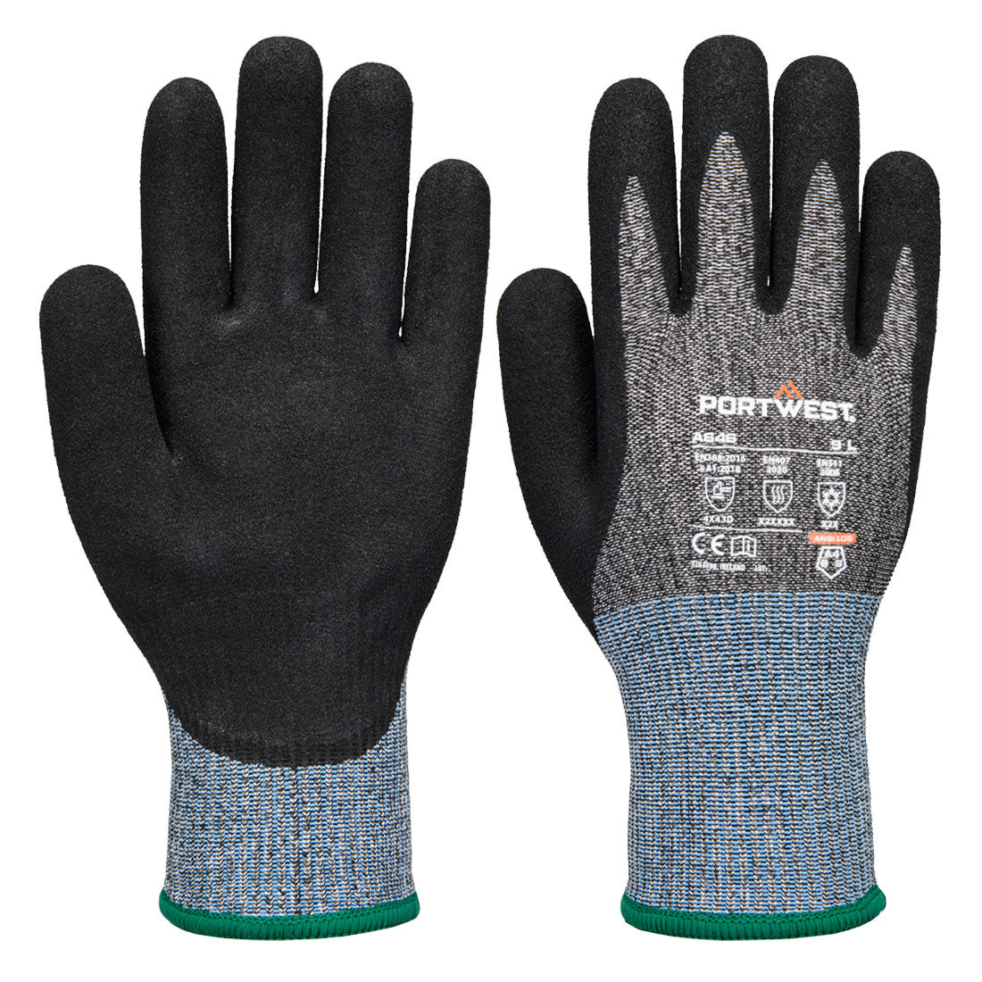 Cold D13 Nitrile Viz-Tex Cut Glove (A646)