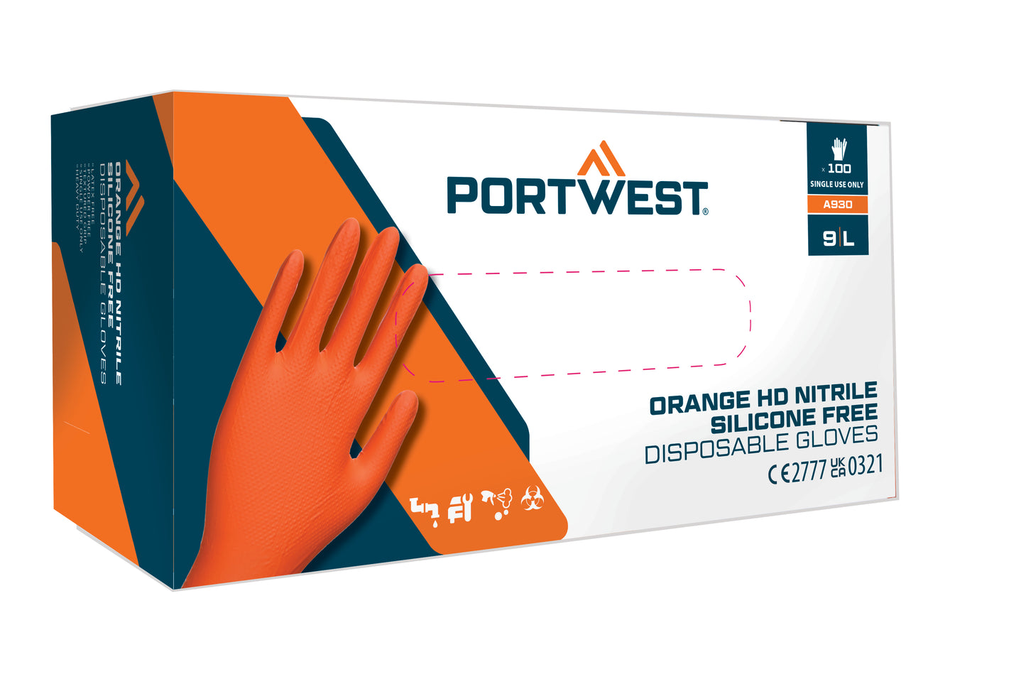 Disp 7 mil Disposable Glove (Pk100) (A930)