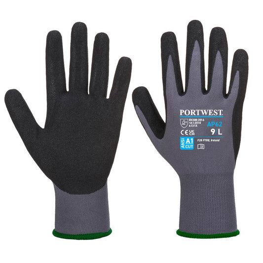 Grip 15 Nitrile Sandy Aqua Glove (AP62)