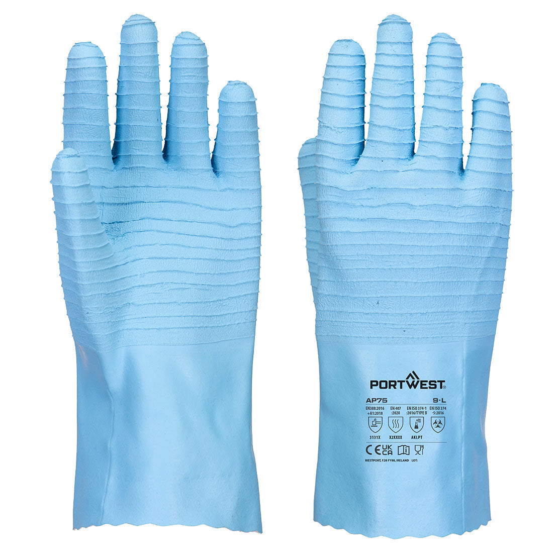 FD Chemical B Latex Gauntlet (AP75)