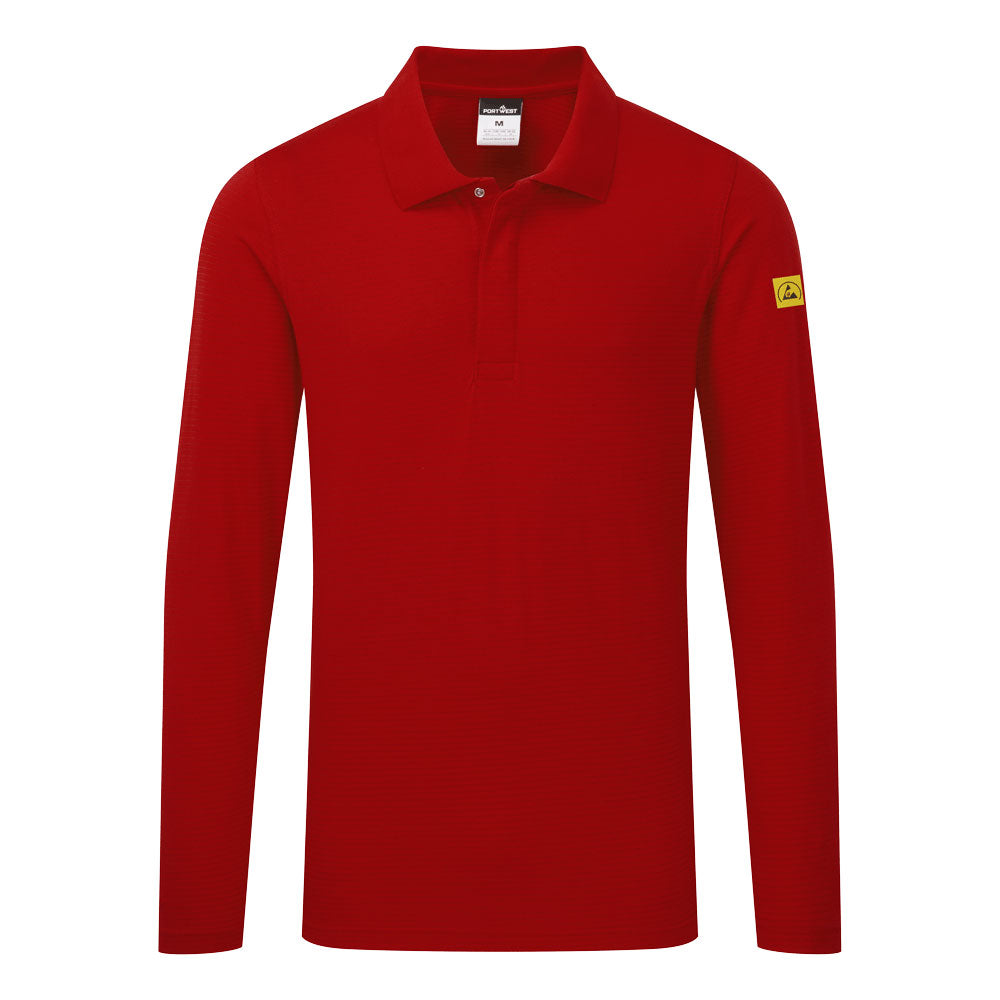 Anti-Static ESD Polo Shirt L/S (AS23)