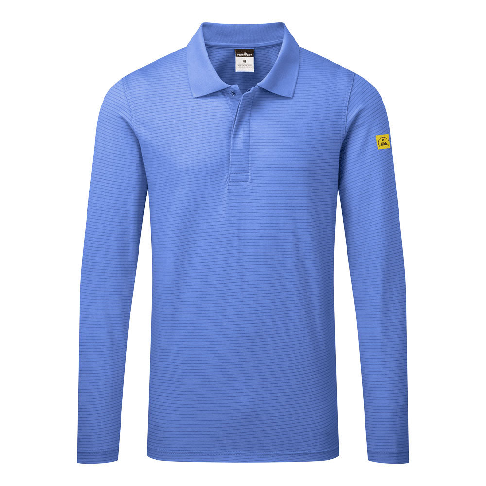 Anti-Static ESD Polo Shirt L/S (AS23)