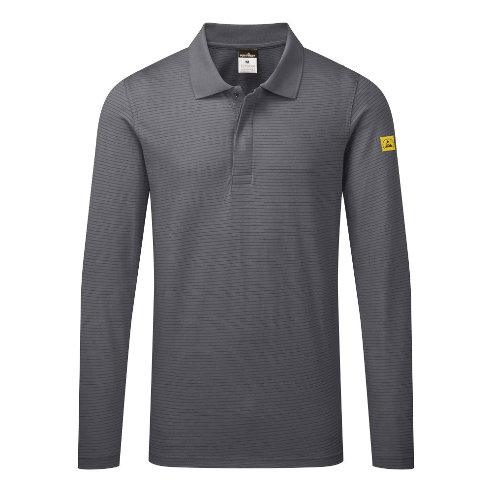 Anti-Static ESD Polo Shirt L/S (AS23)