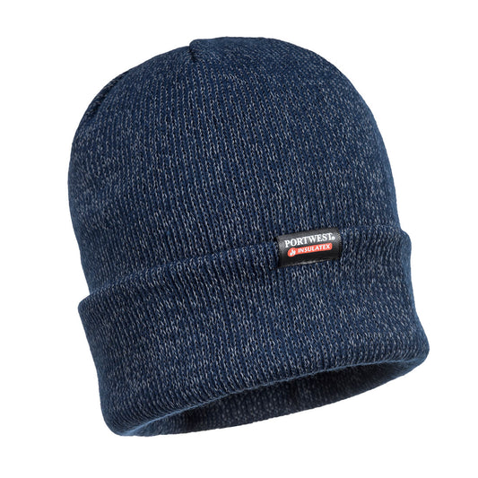 Insulated Knit Reflective Yarn Beanie (B026)
