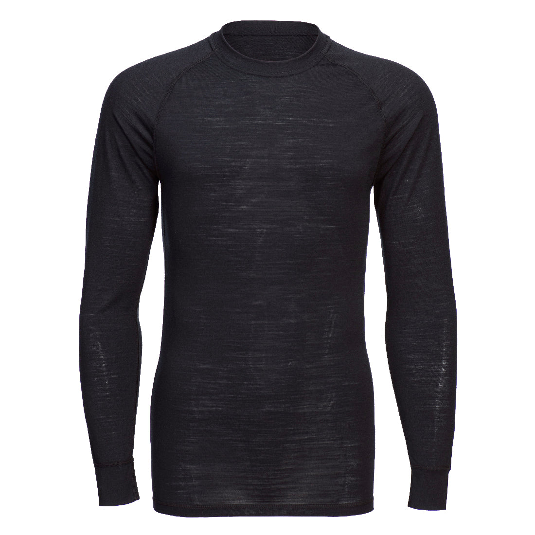Merino Wool Crewneck Baselayer Top (B183)