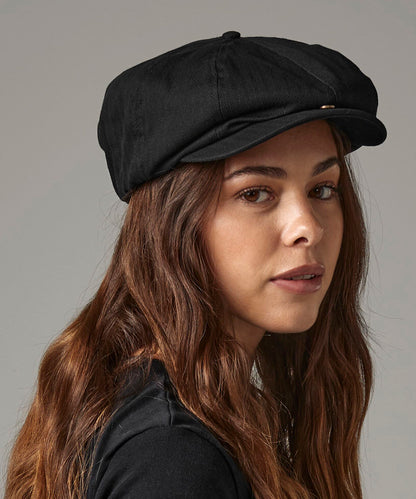 Black - Newsboy cap