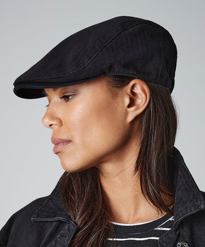 Black - Vintage flat cap
