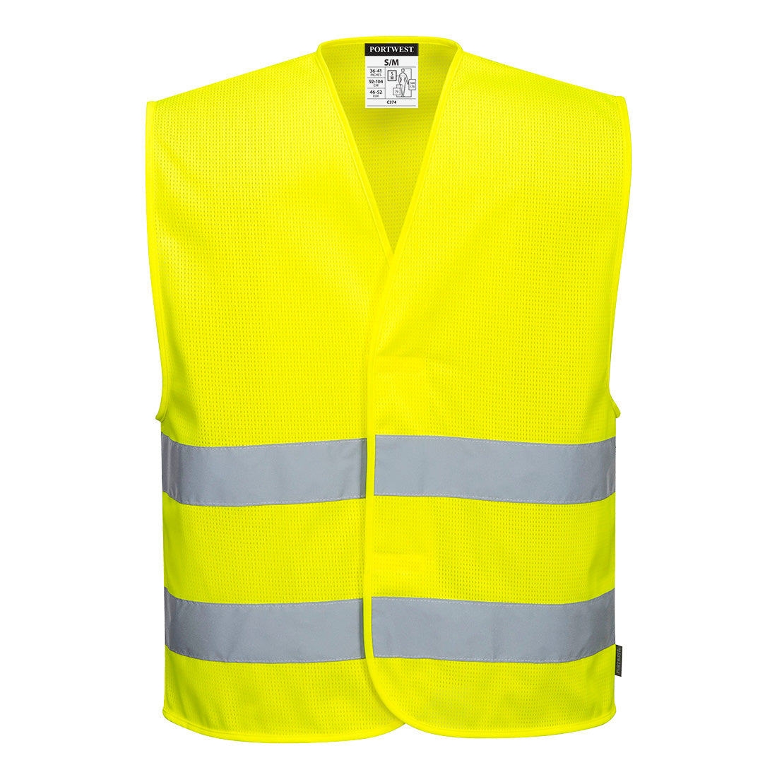 Hi-Vis Mesh Two Band Vest (C374)