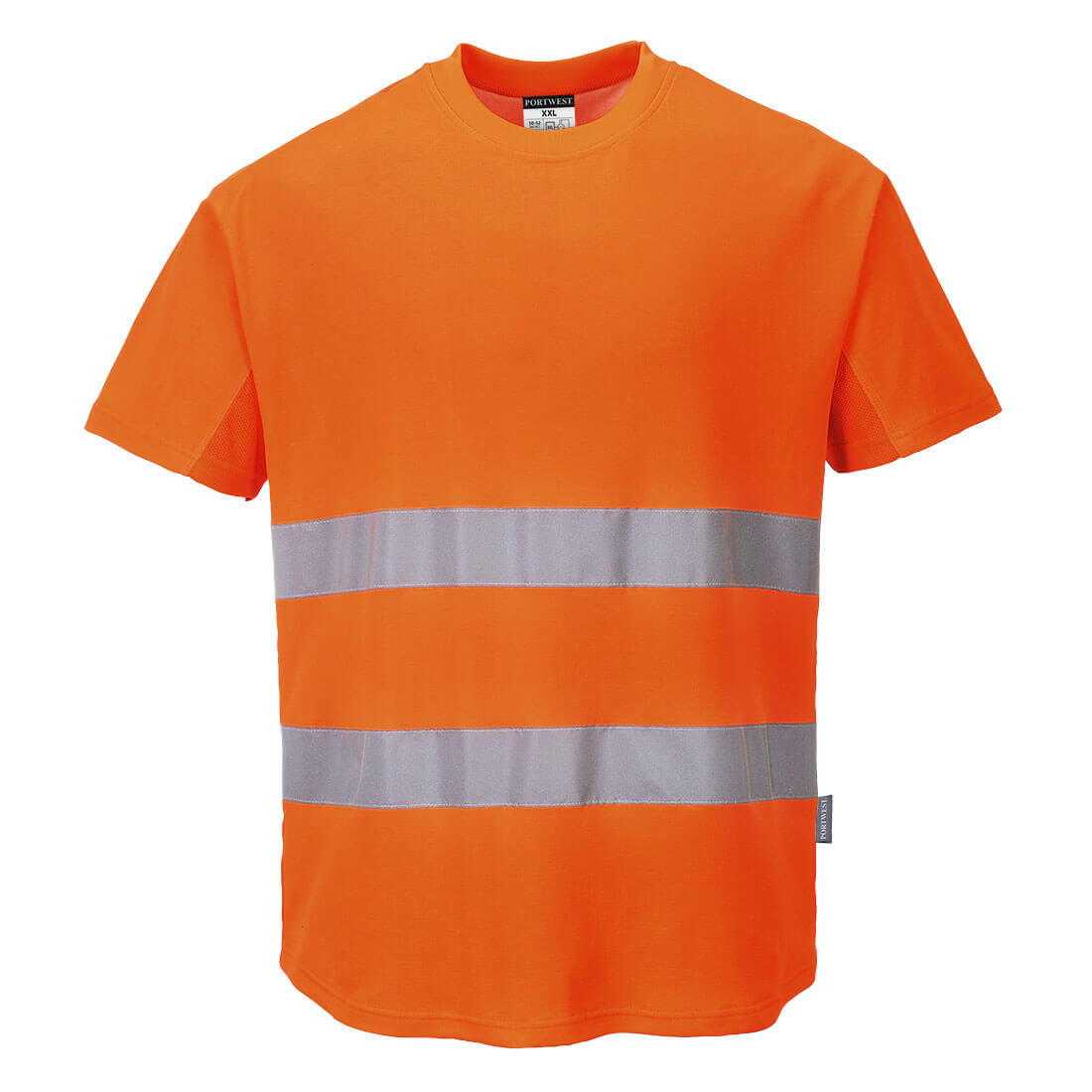 Hi-Vis Cotton Comfort Mesh Insert T-Shirt S/S (C394)