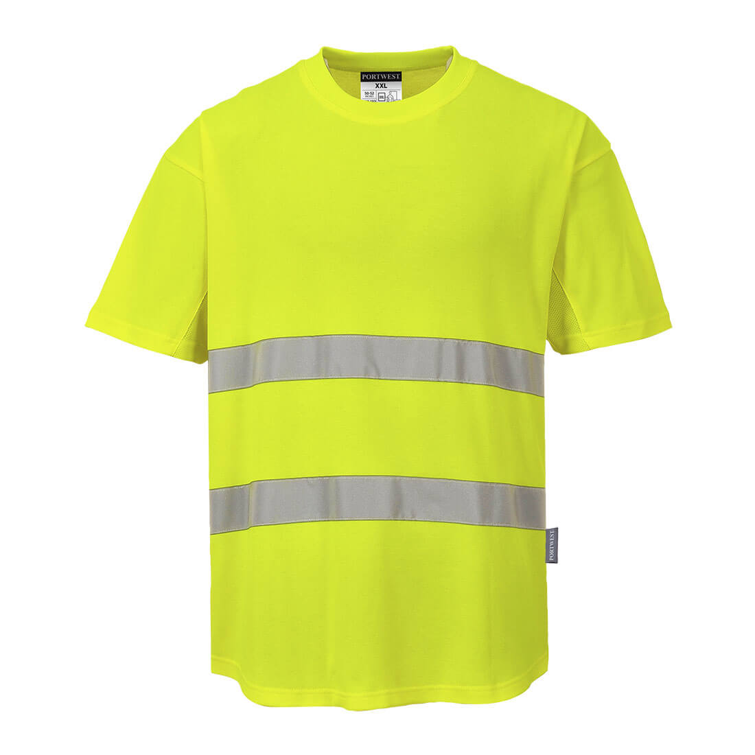 Hi-Vis Cotton Comfort Mesh Insert T-Shirt S/S (C394)