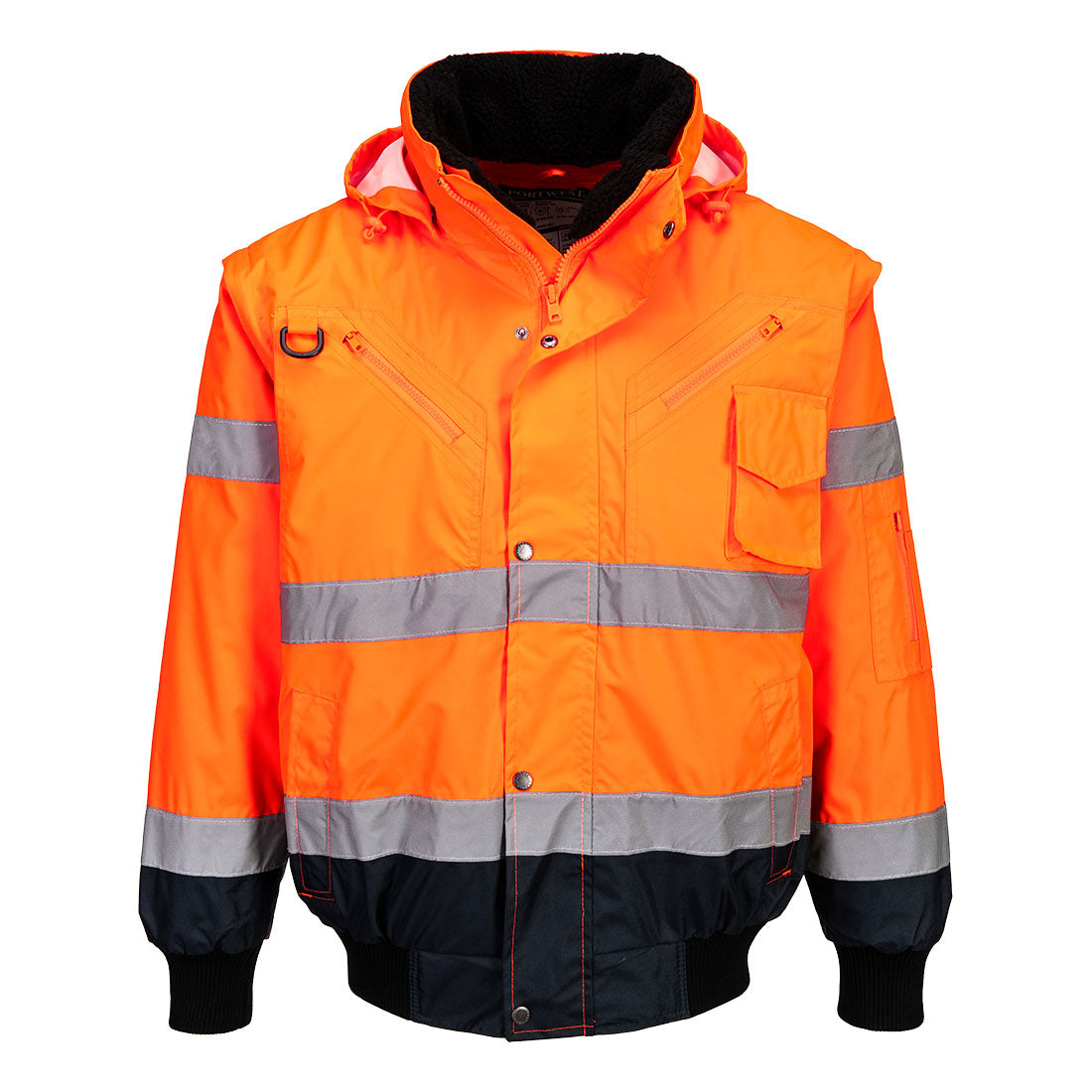 Hi-Vis 3-in-1 Contrast Bomber Jacket (C465)