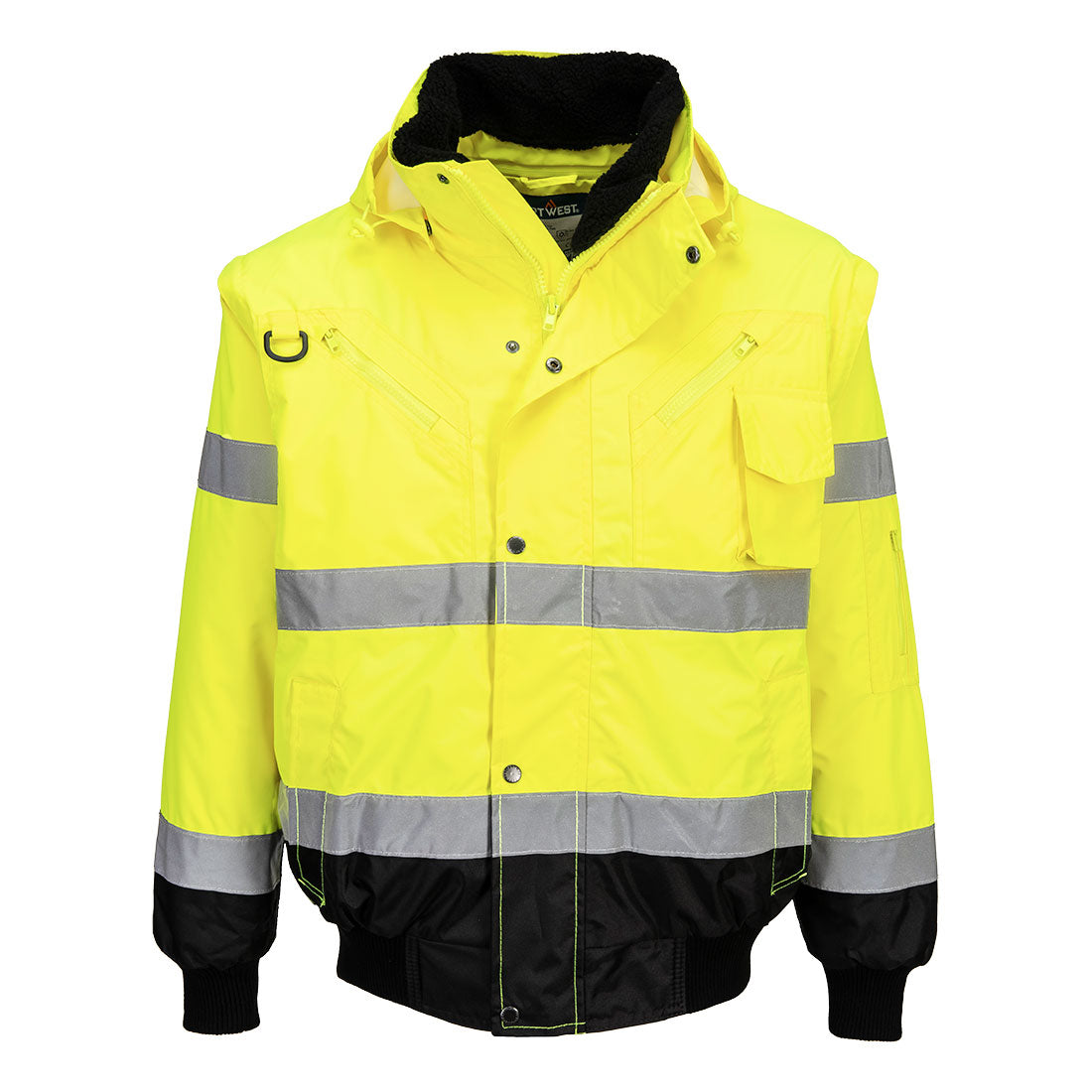 Hi-Vis 3-in-1 Contrast Bomber Jacket (C465)