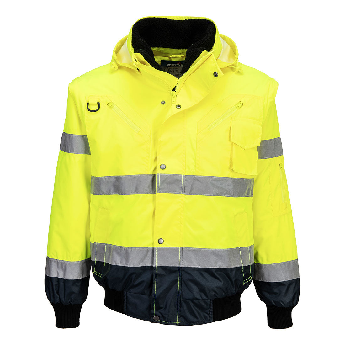 Hi-Vis 3-in-1 Contrast Bomber Jacket (C465)