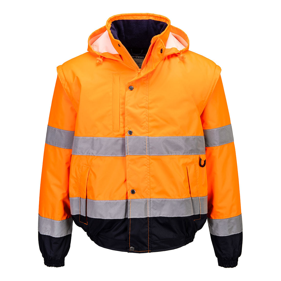 Hi-Vis 2-in-1 Contrast Bomber Jacket (C468)