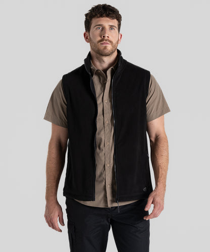 Black - Expert Corey fleece vest