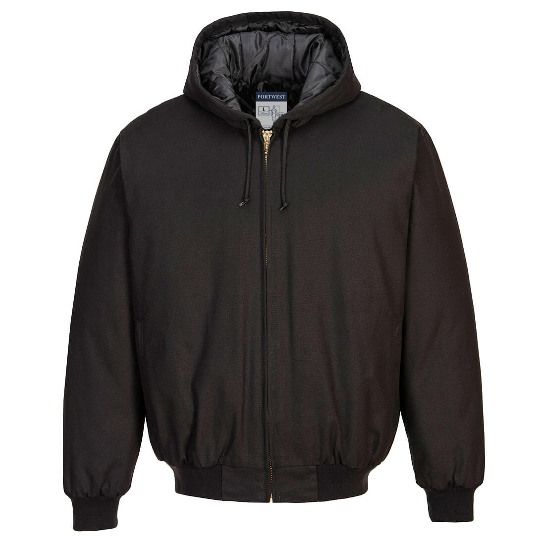 Duck Quilt Lined Hooded Jacket (DC801)