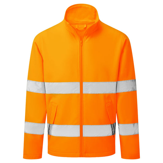 ES1 Essential Hi-Vis Softshell Jacket (2L) (ES428)