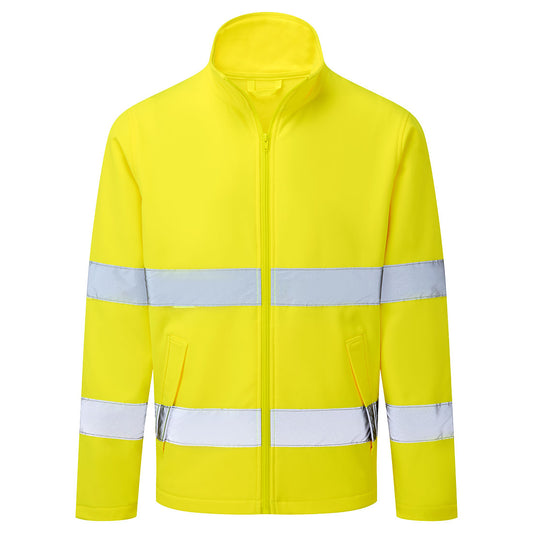 ES1 Essential Hi-Vis Softshell Jacket (2L) (ES428)