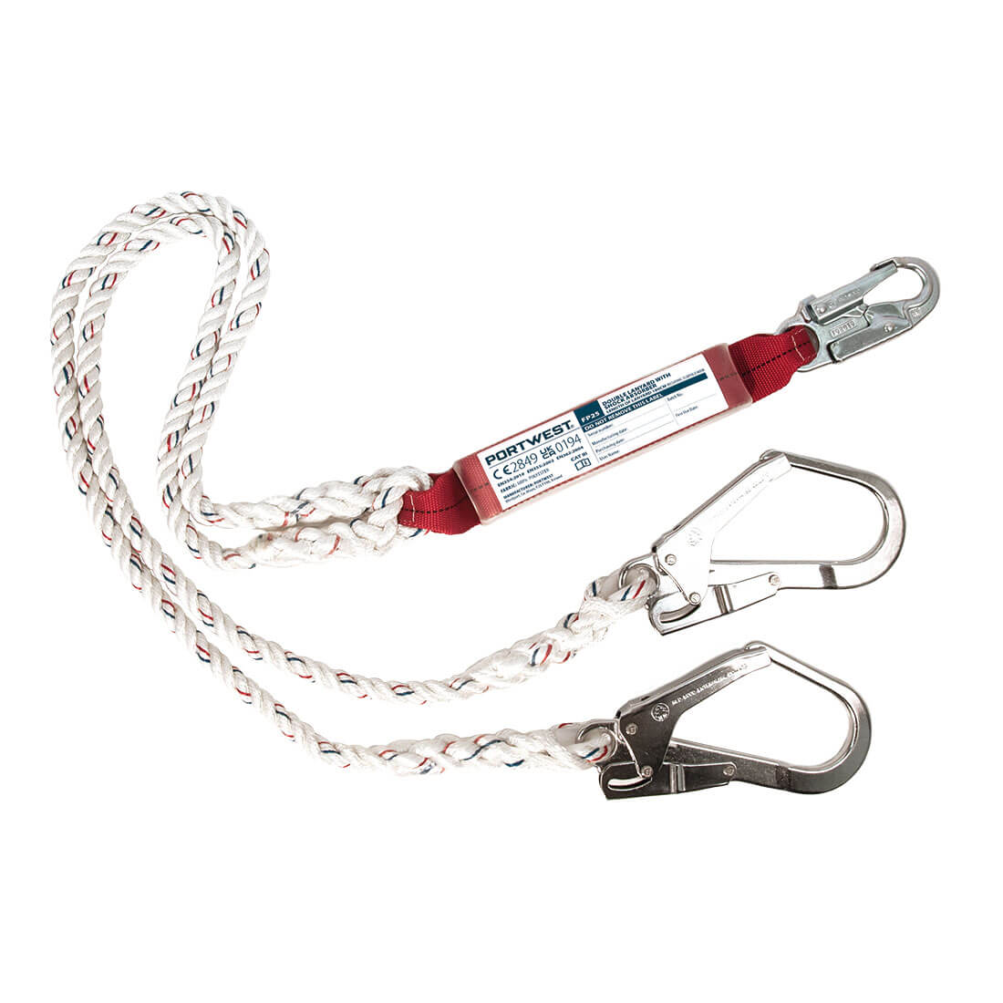 Double 1.8m Lanyard With Shock Absorber (FP25)