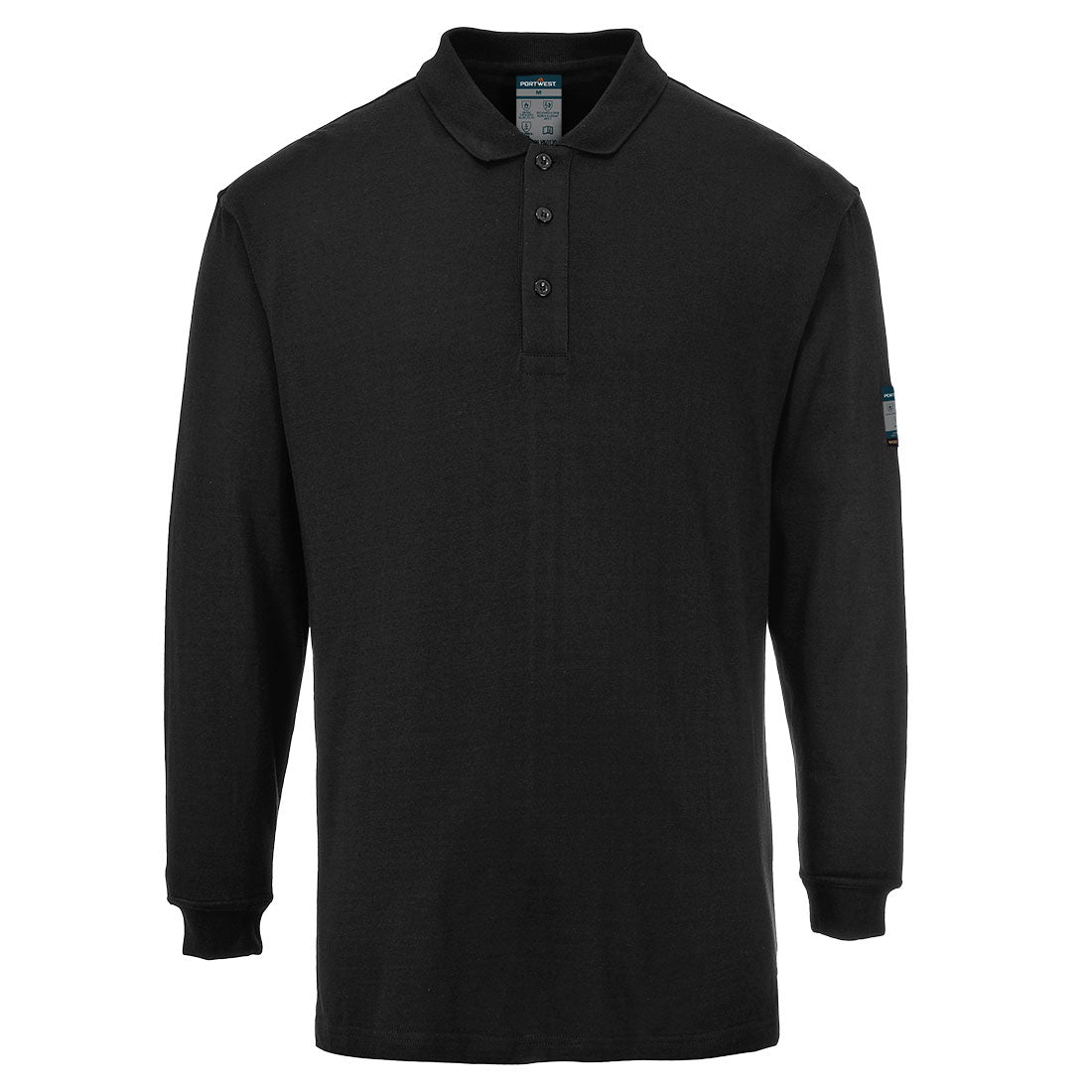 Modaflame Knit FR Long Sleeve Polo Shirt (FR10)