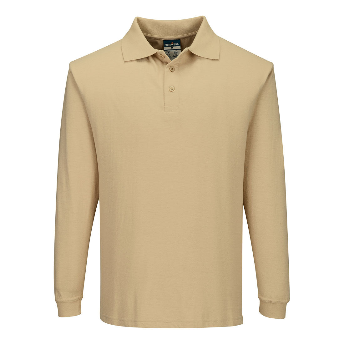 Modaflame Knit FR Long Sleeve Polo Shirt (FR10)