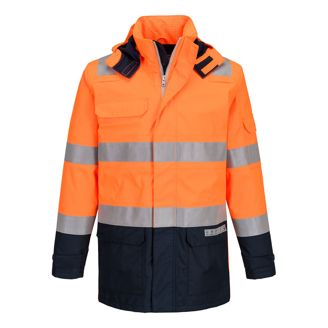 Bizflame Rain+ Hi-Vis Multi-Norm Contrast FR Jacket (FR605)