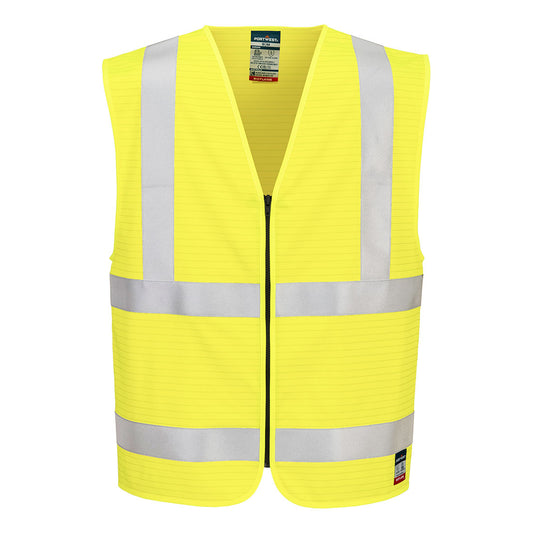Bizflame Hi-Vis FR Zip Vest (FR615)