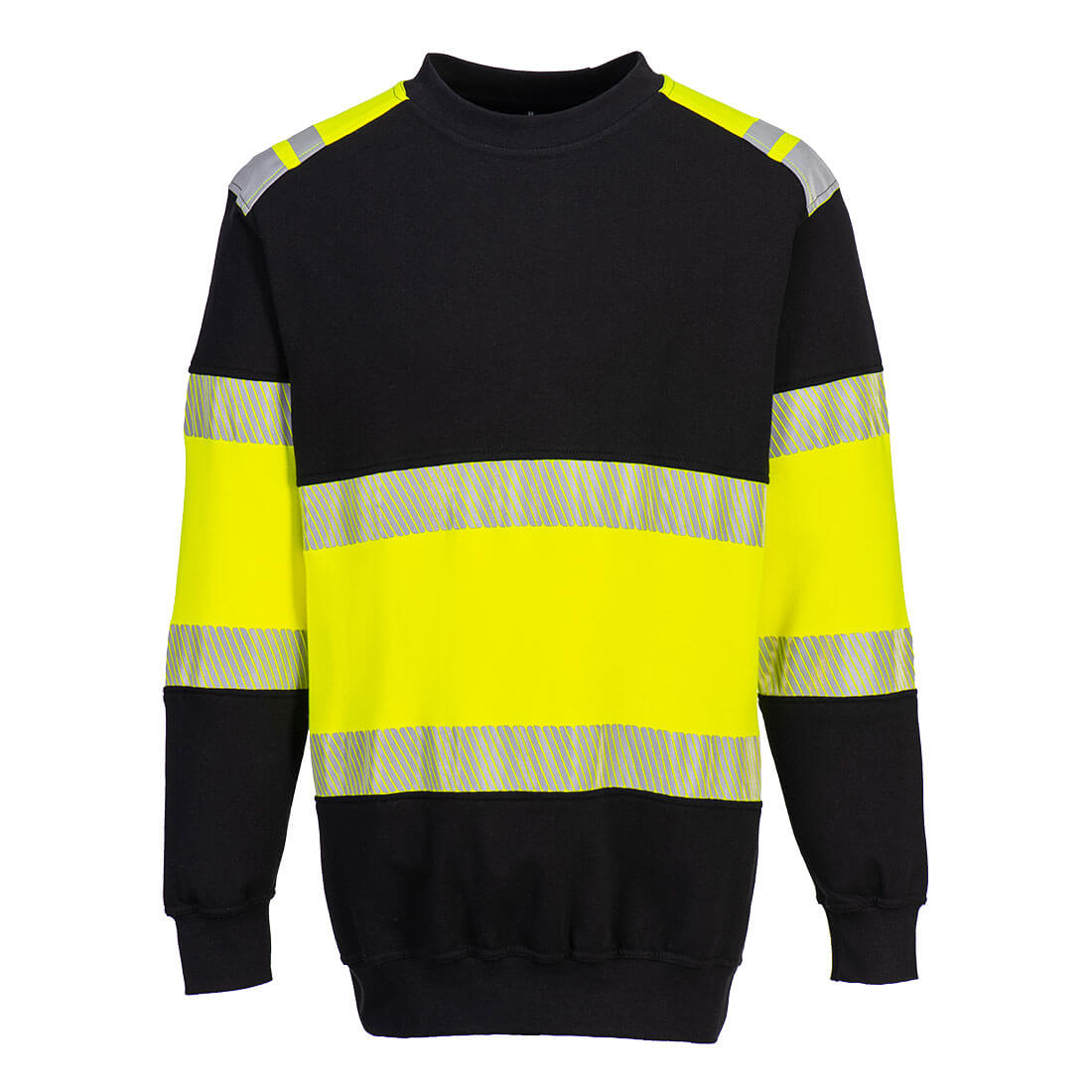 PW3 Modaflame Knit Hi-Vis Class 1 FR Sweatshirt (FR716)