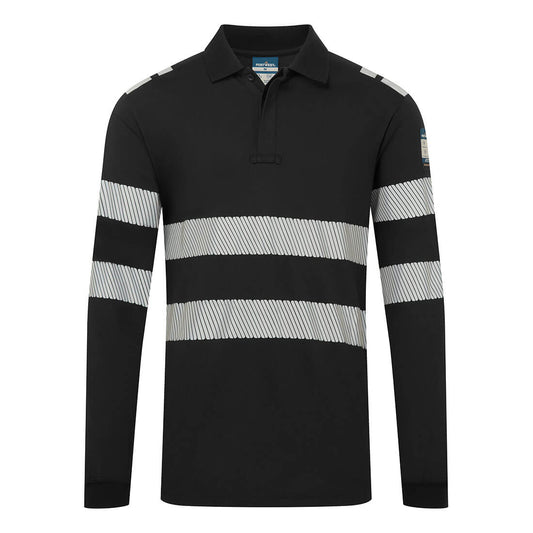 PW3 Modaflame Knit FR Long Sleeve Polo Shirt (FR733)