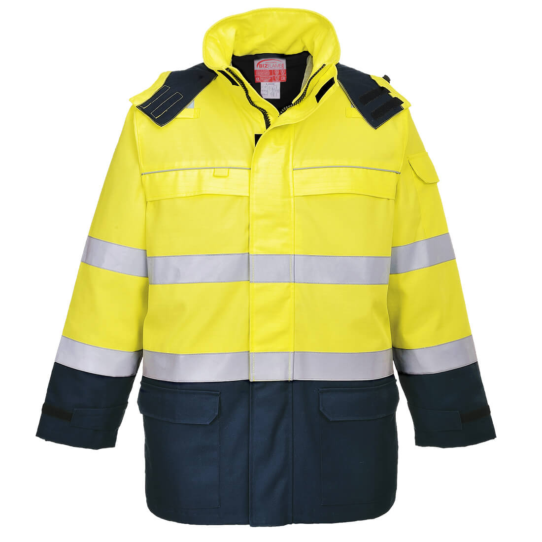 Bizflame Rain+ Hi-Vis Multi-Norm Constrast FR Jacket (FR79)